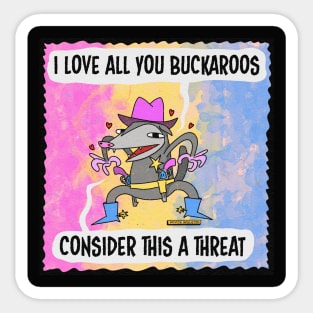 Buckaroos Sticker